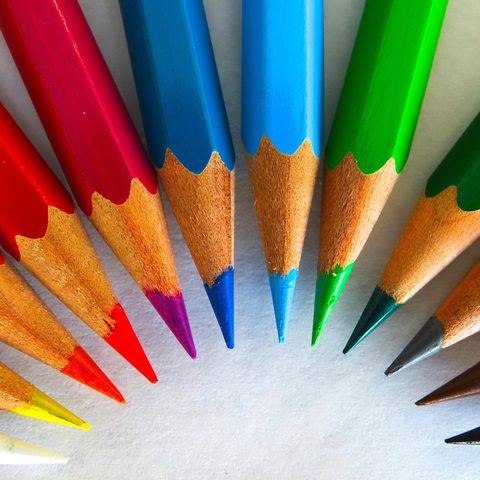 Colours chart for kids school project